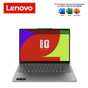 Lenovo IdeaPad Slim 5 14AGP11 83S1005EMJ 14" WUXGA OLED Laptop Luna Grey ( AI 7 445, 32GB, 512GB SSD, Intel, W11, HS+M365 )